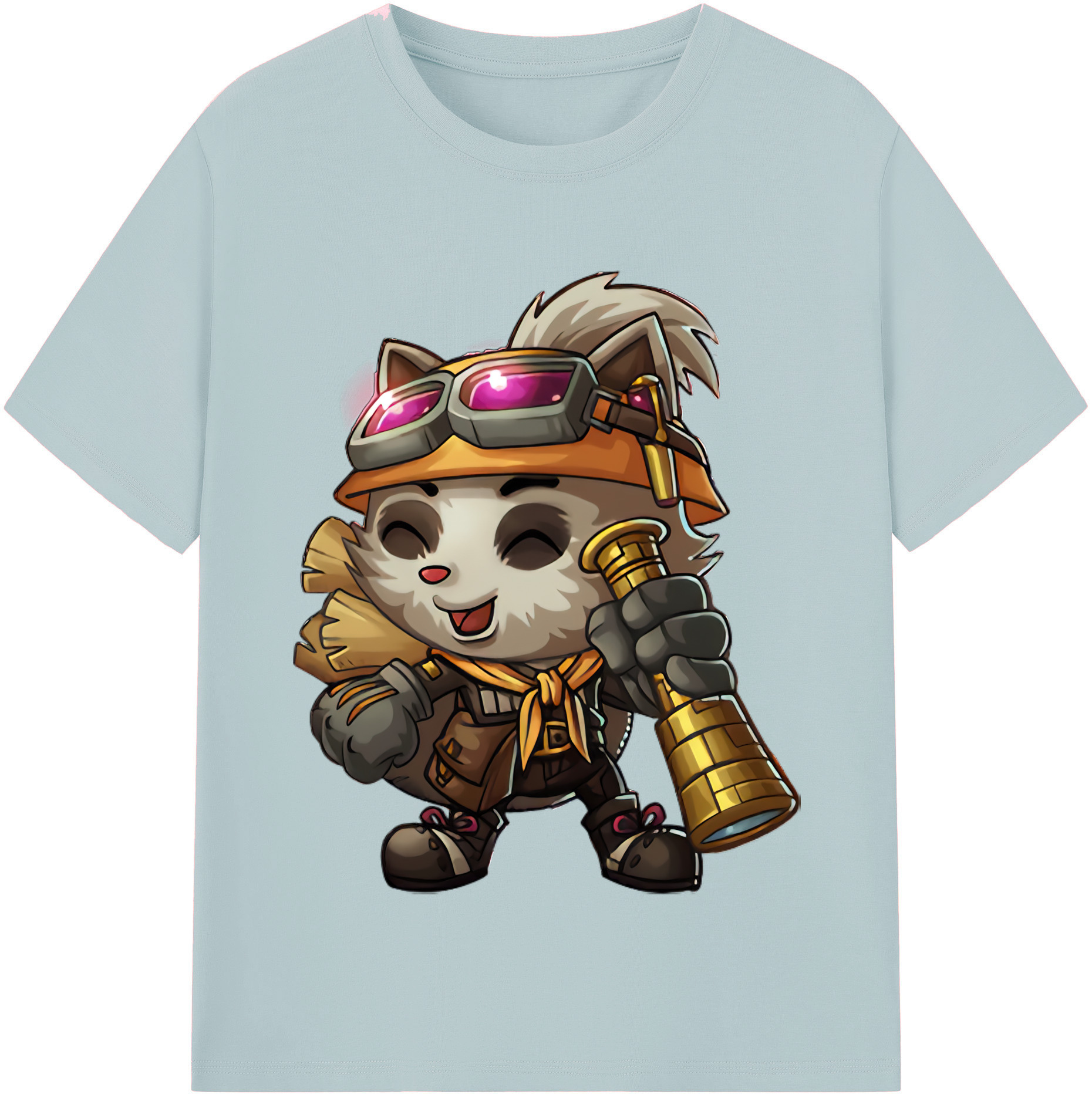 リーグ・オブ・レジェンド League of Legends LOL 綿100％半袖Tシャツ（フロントプリント）